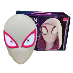 ماسک صورت گوئن عنکبوتی با چشمان چراغ دار Spider Gwen Light-Up Mask_اسباب بازی